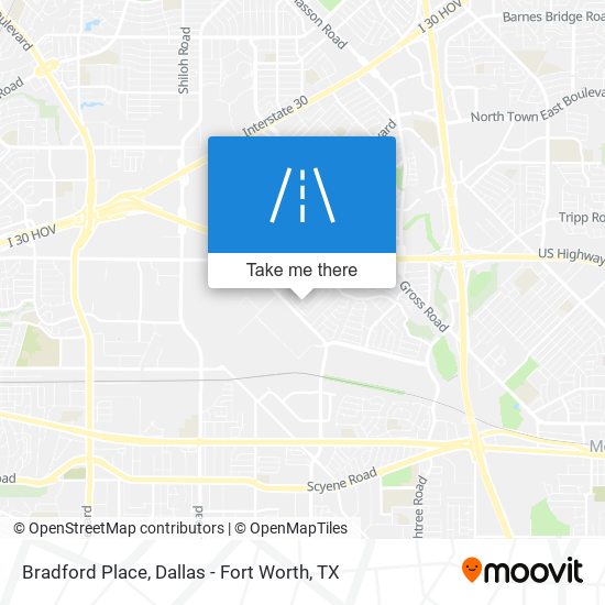 Mapa de Bradford Place