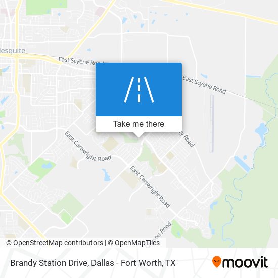 Brandy Station Drive map