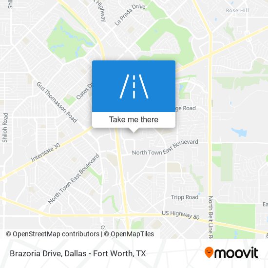 Brazoria Drive map