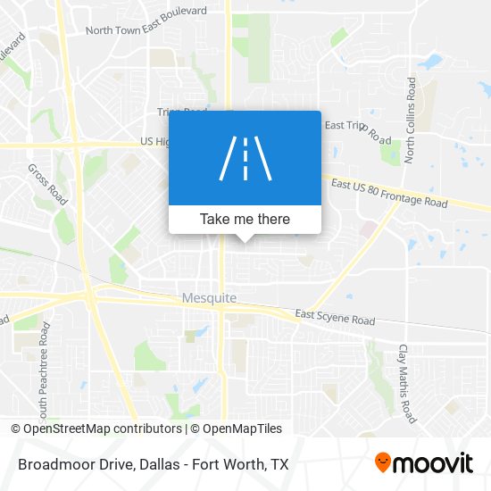 Mapa de Broadmoor Drive