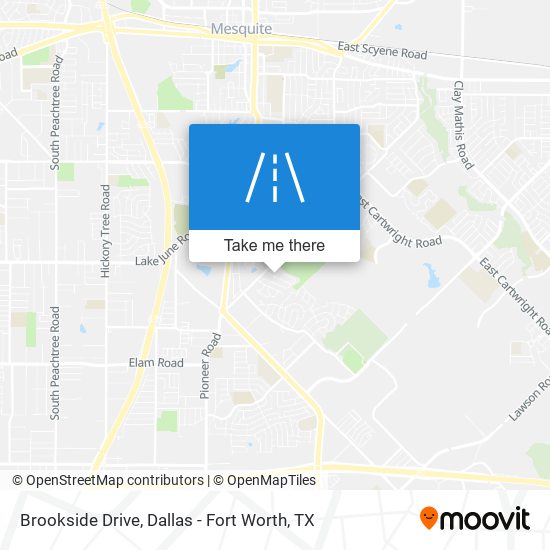 Mapa de Brookside Drive