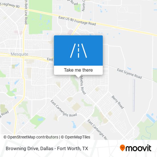 Browning Drive map