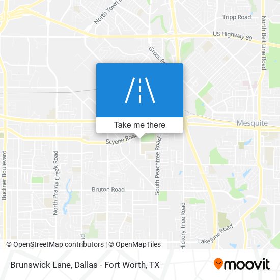 Mapa de Brunswick Lane