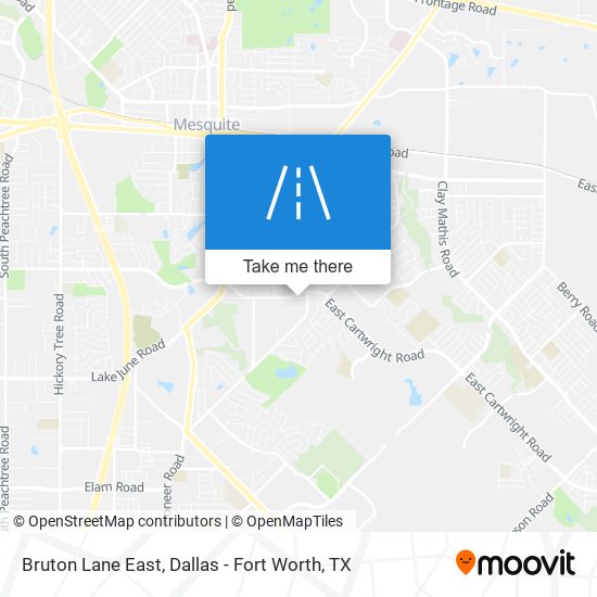 Bruton Lane East map
