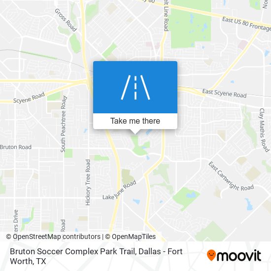 Mapa de Bruton Soccer Complex Park Trail