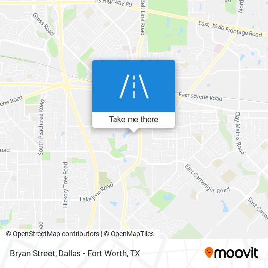 Bryan Street map