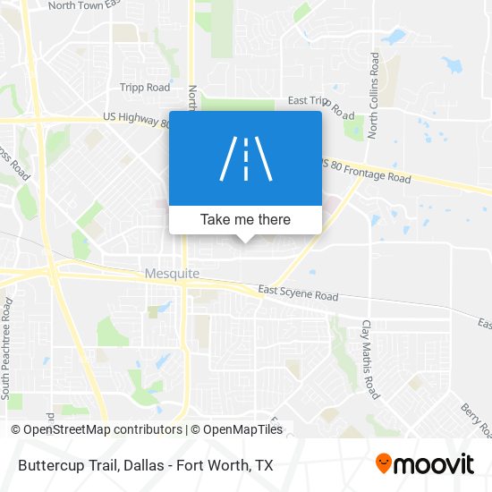 Mapa de Buttercup Trail