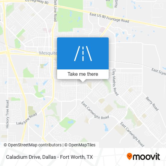 Caladium Drive map