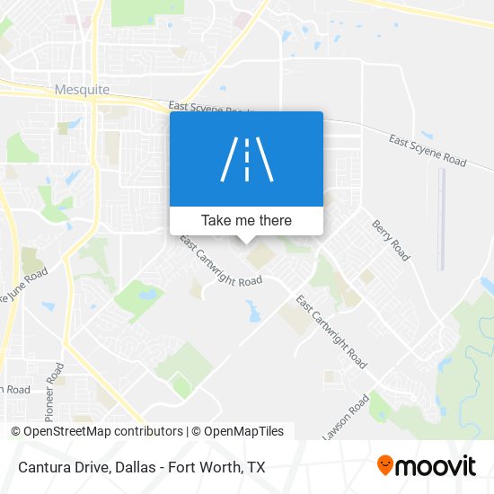 Cantura Drive map