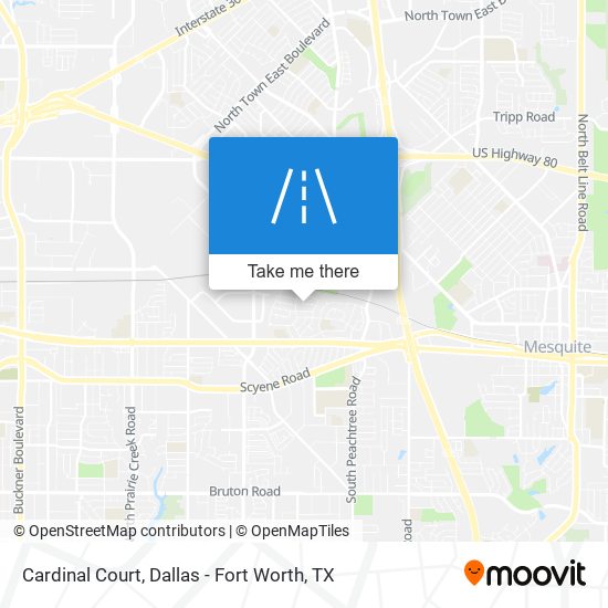 Cardinal Court map