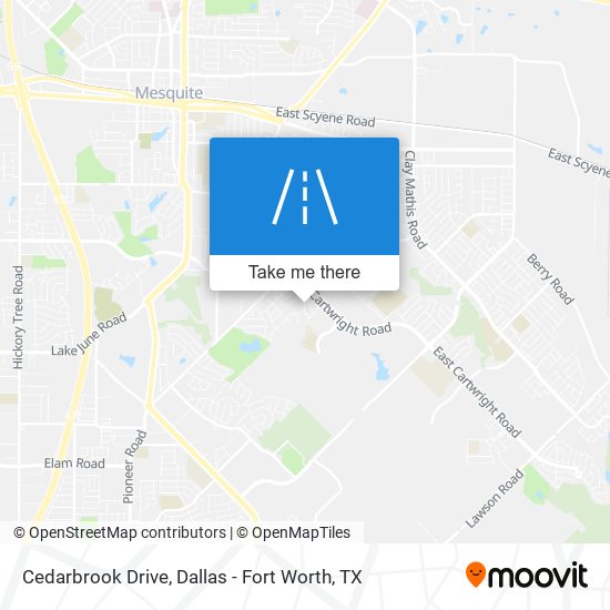 Cedarbrook Drive map