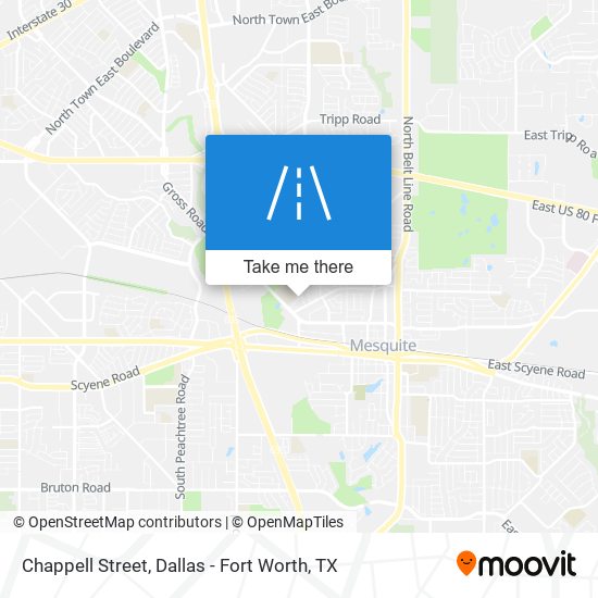 Mapa de Chappell Street