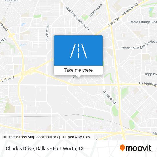 Mapa de Charles Drive