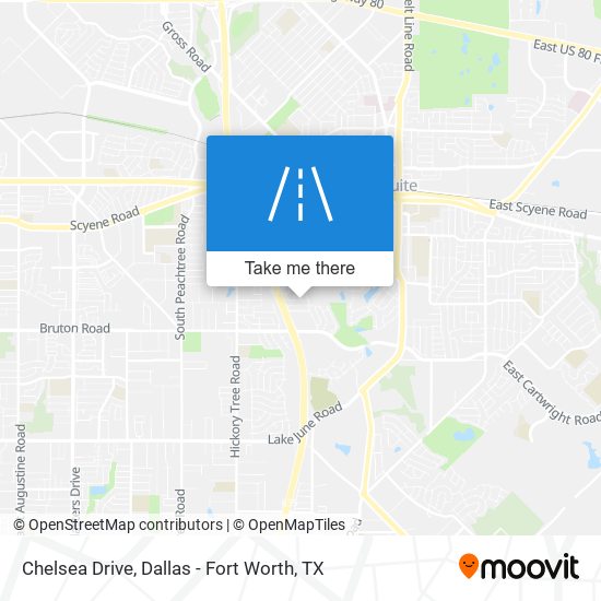 Chelsea Drive map