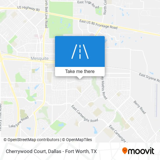 Cherrywood Court map