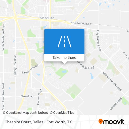 Cheshire Court map