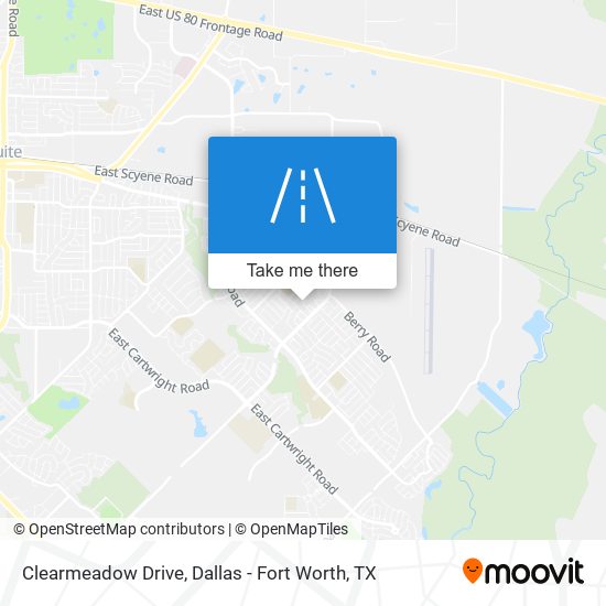 Clearmeadow Drive map