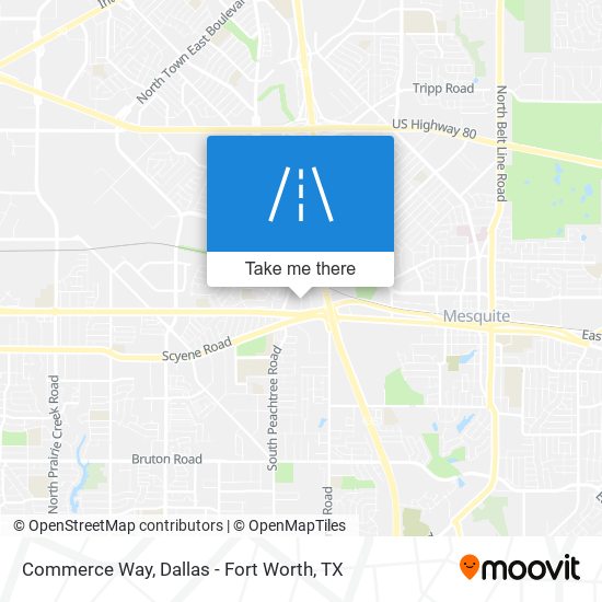 Mapa de Commerce Way