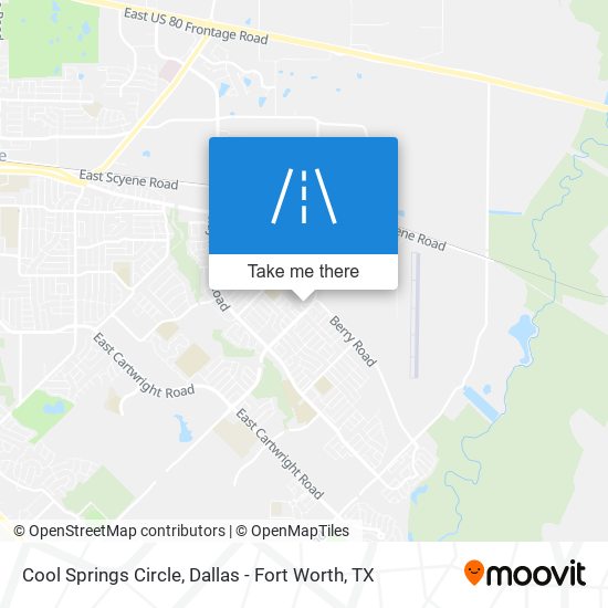 Cool Springs Circle map