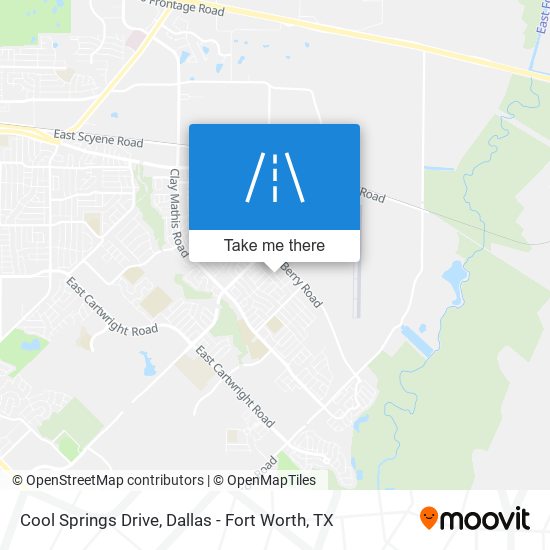 Cool Springs Drive map
