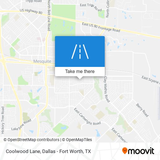 Coolwood Lane map