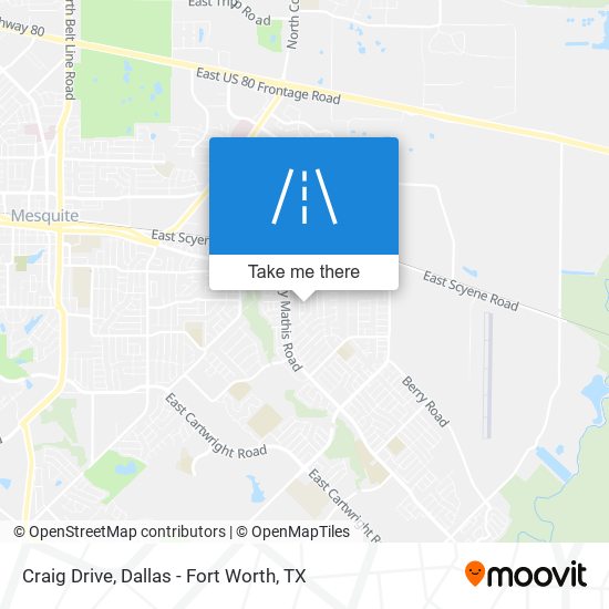 Craig Drive map