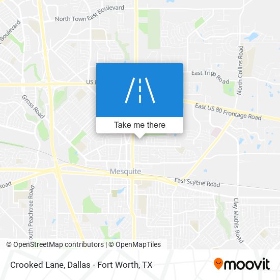 Mapa de Crooked Lane