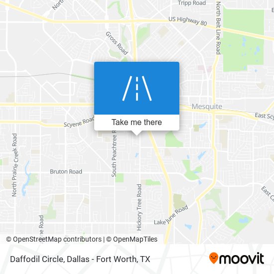 Daffodil Circle map