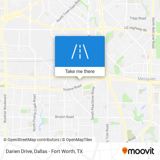 Mapa de Darien Drive
