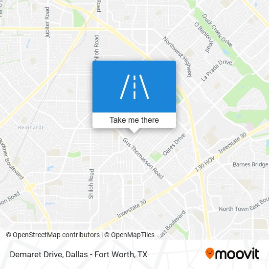 Mapa de Demaret Drive