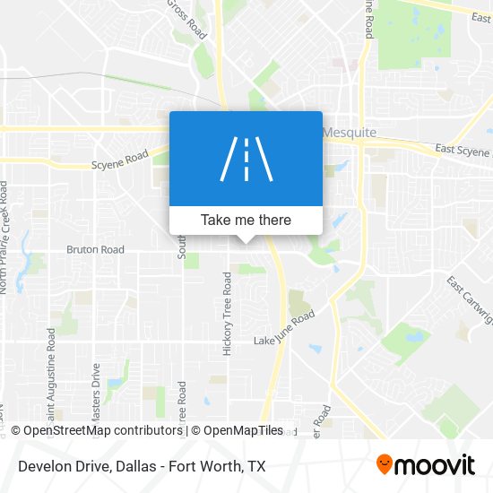 Develon Drive map