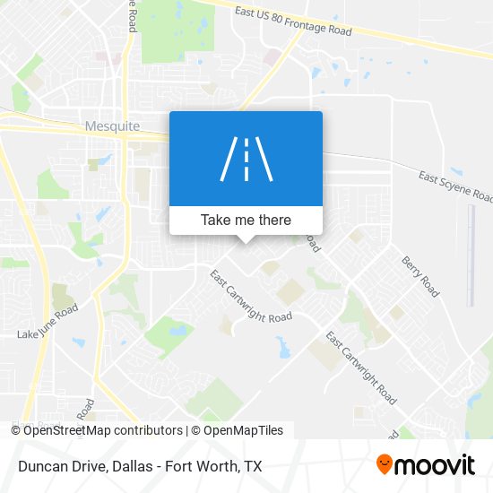 Duncan Drive map