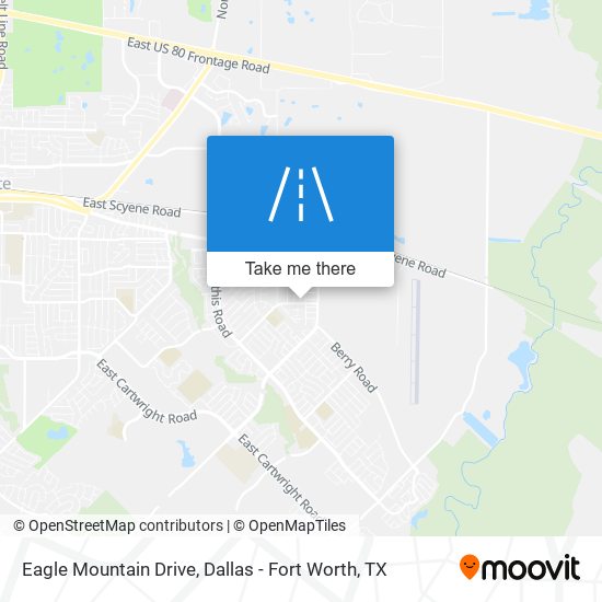 Eagle Mountain Drive map