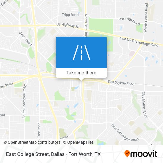 Mapa de East College Street