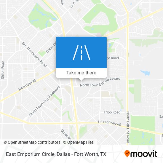 East Emporium Circle map