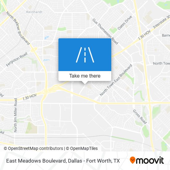 East Meadows Boulevard map