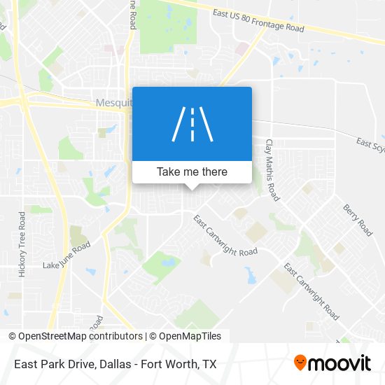 Mapa de East Park Drive