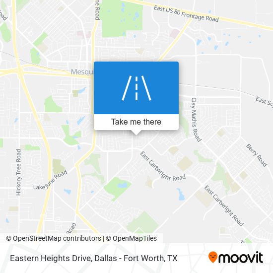 Mapa de Eastern Heights Drive