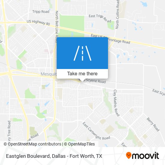 Eastglen Boulevard map