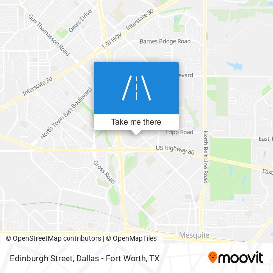 Edinburgh Street map