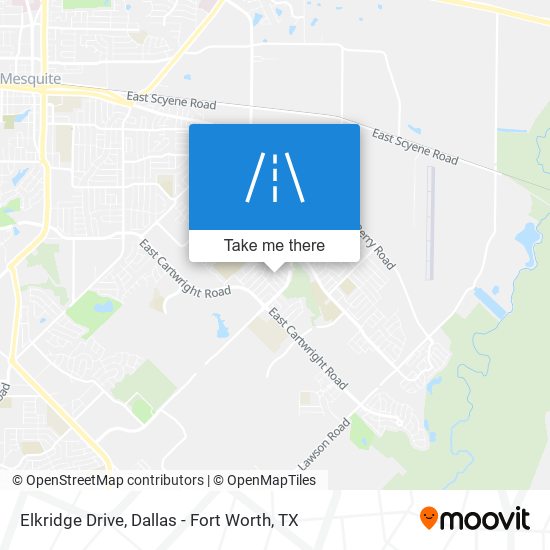 Elkridge Drive map