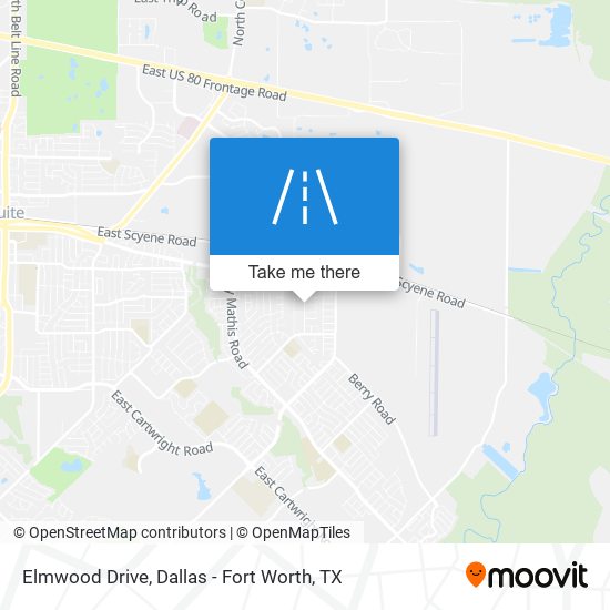 Elmwood Drive map