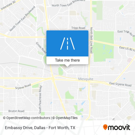 Embassy Drive map