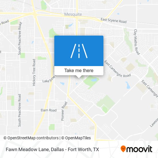 Fawn Meadow Lane map