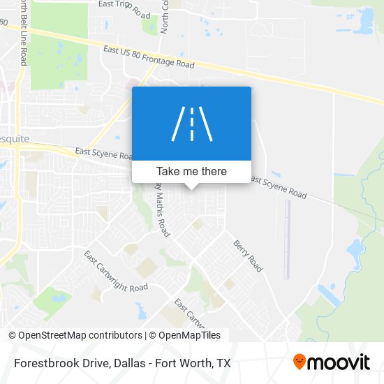 Mapa de Forestbrook Drive