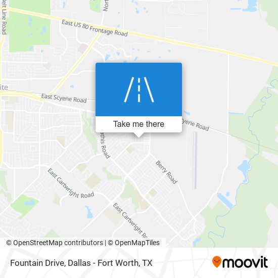 Fountain Drive map