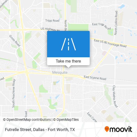 Mapa de Futrelle Street