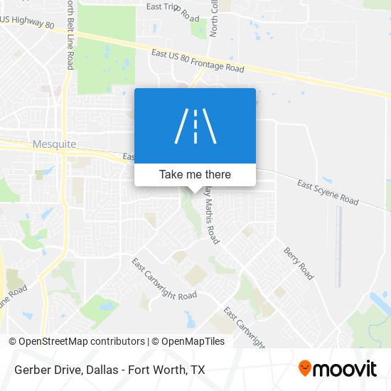 Mapa de Gerber Drive
