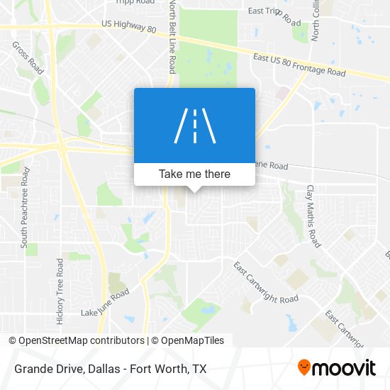 Grande Drive map