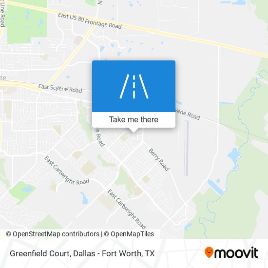 Greenfield Court map